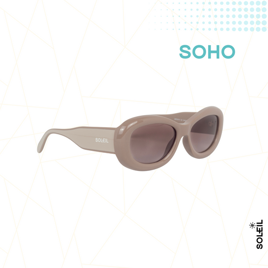 Óculos Cannes Nude - Lente Preta