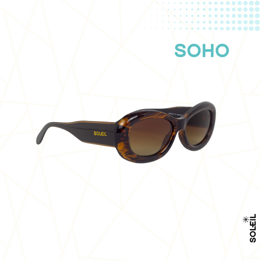 Óculos Cannes Marrom - Lente Marrom Degradê