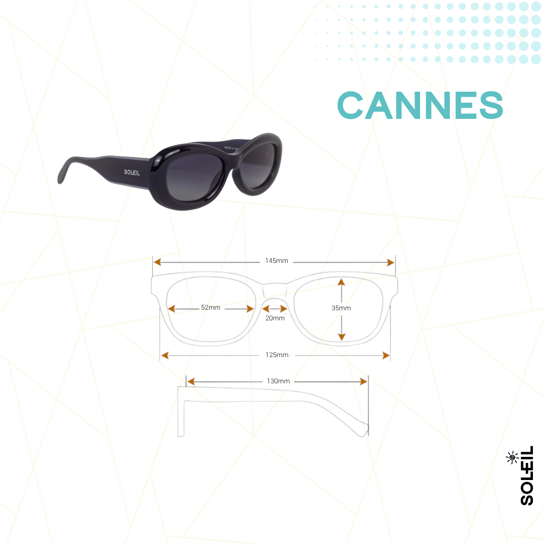 Cannes Preto - Lente Preta