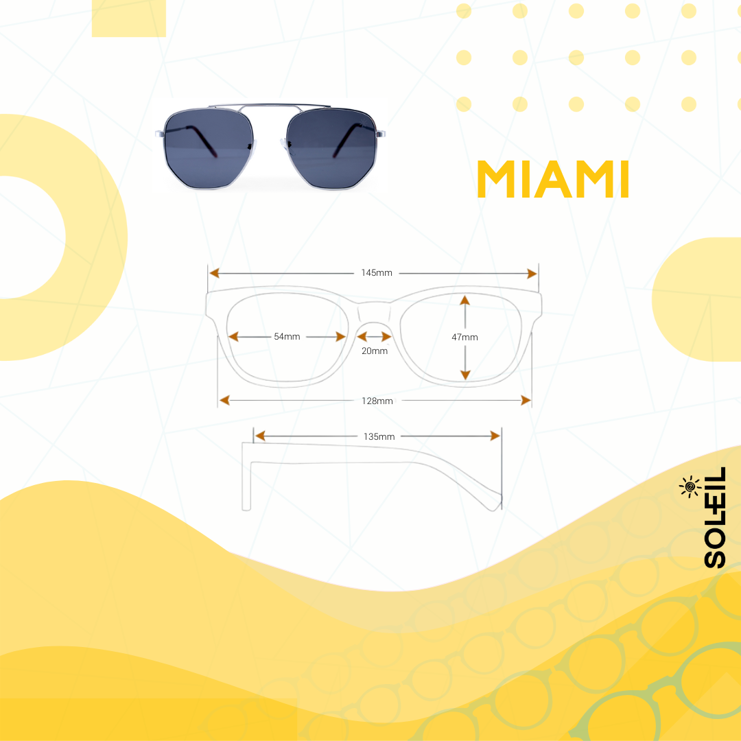 Óculos Miami Dourado - Lente Espelhada Dourada