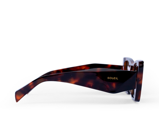 Óculos Tulum Tartaruga - Lente Marrom