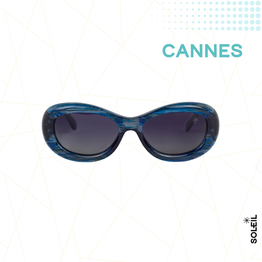Cannes Azul - Lente Preta