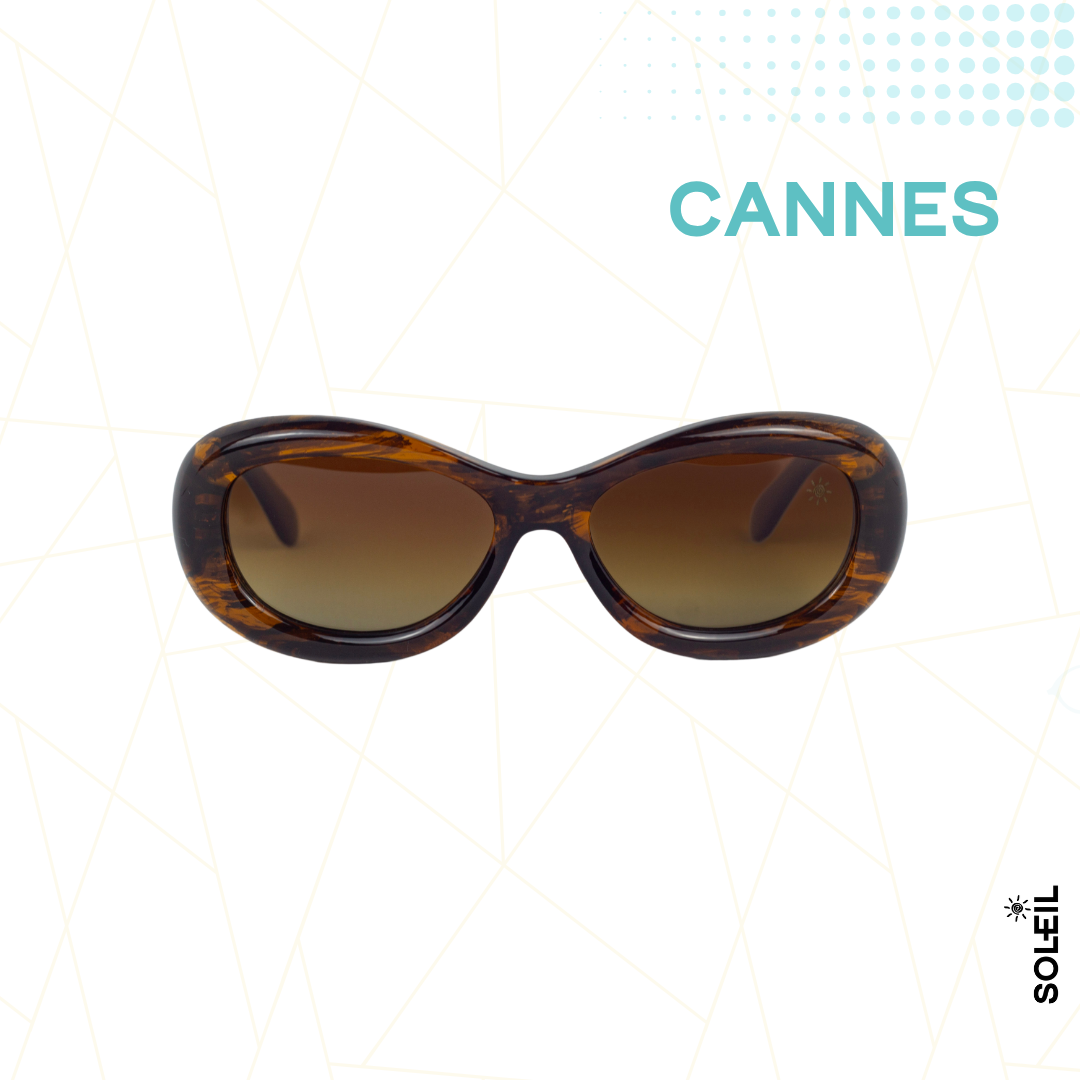 Cannes Marrom - Lente Marrom Degradê