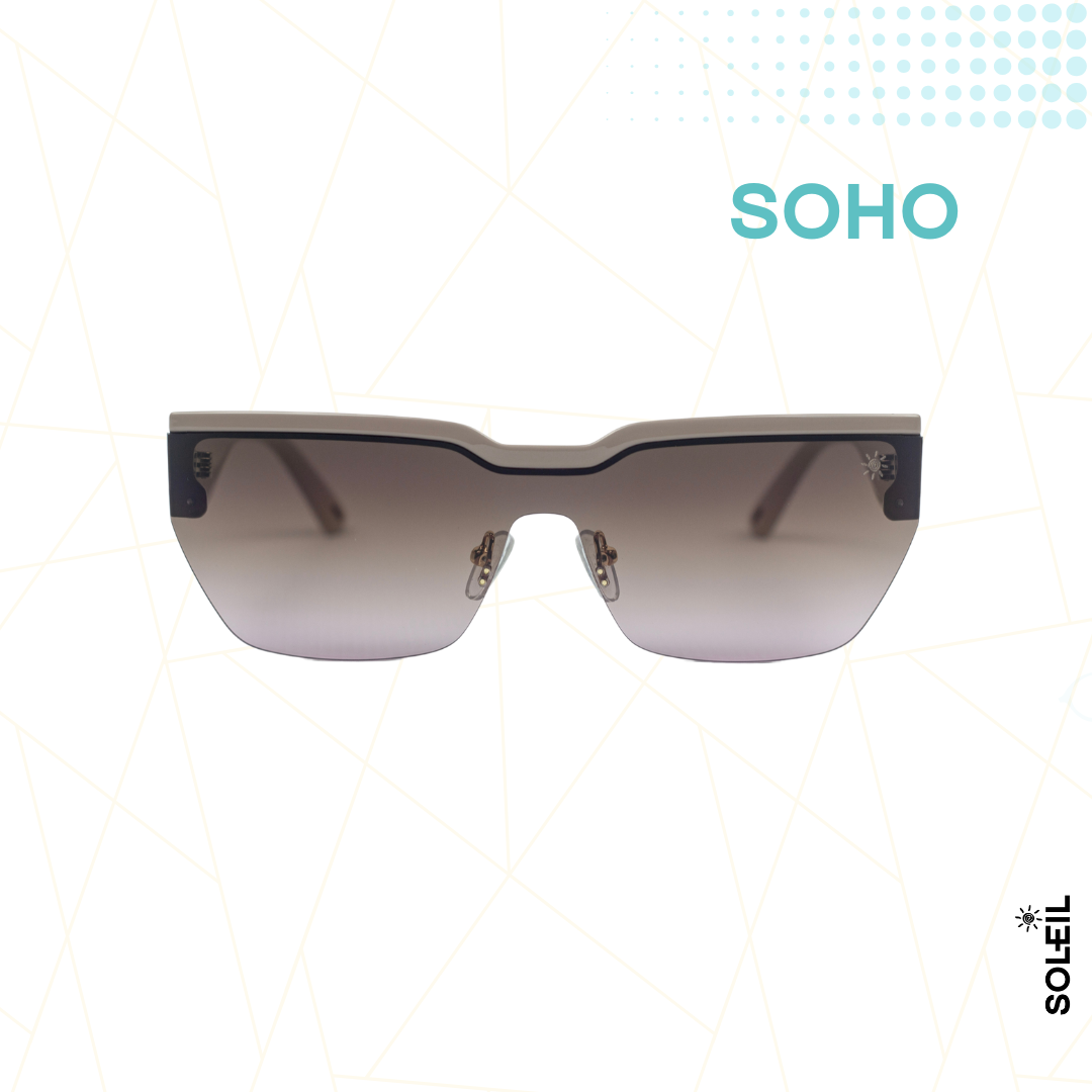 Soho Nude - Lente Marrom Degradê