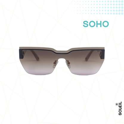 Soho Nude - Lente Marrom Degradê