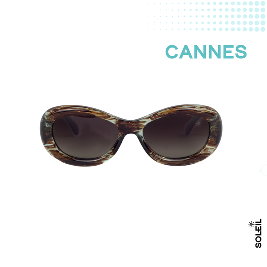 Cannes Marrom Mesclado - Lente Marrom