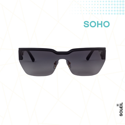 Soho Preto - Lente Preta Degradê