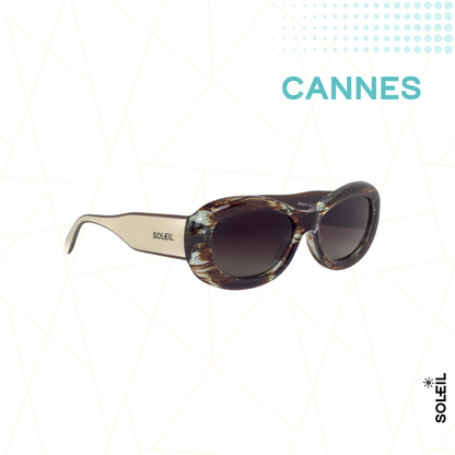 Cannes Marrom Mesclado - Lente Marrom