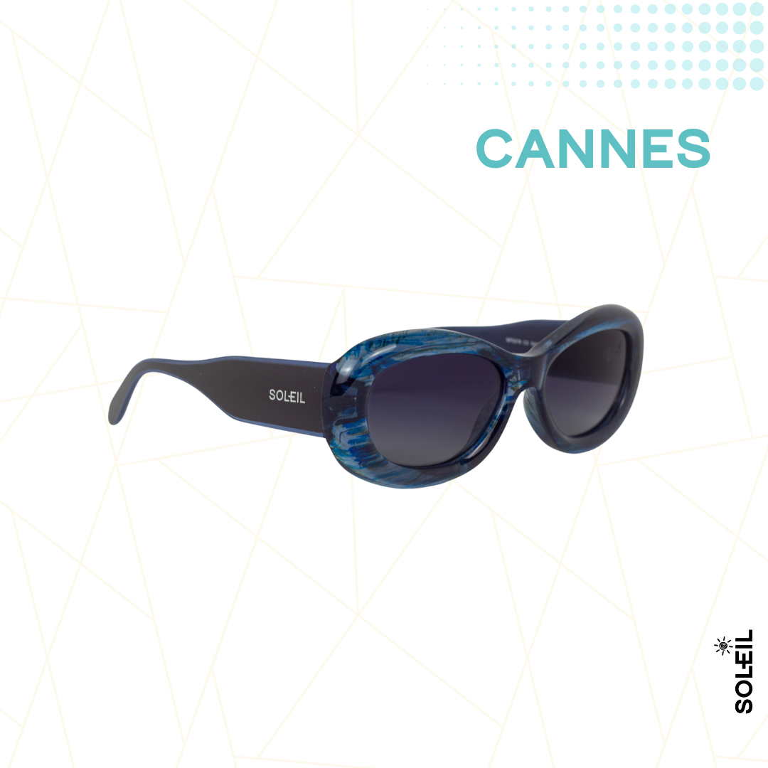 Cannes Azul - Lente Preta