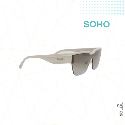 Soho Off-White - Lente Marrom Degradê