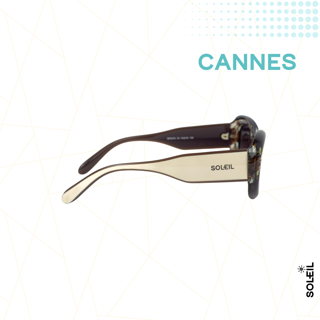 Cannes Marrom Mesclado - Lente Marrom