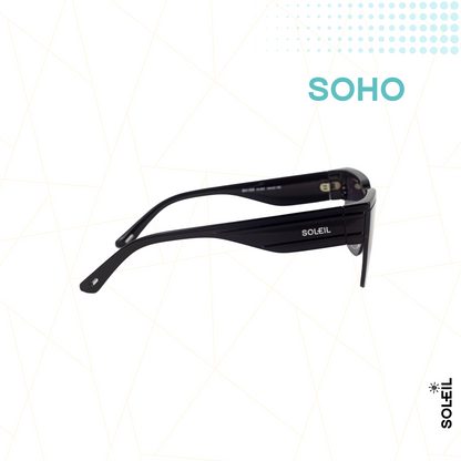 Soho Preto - Lente Preta Degradê