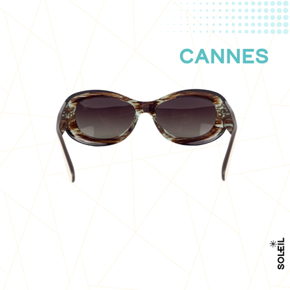 Cannes Marrom Mesclado - Lente Marrom