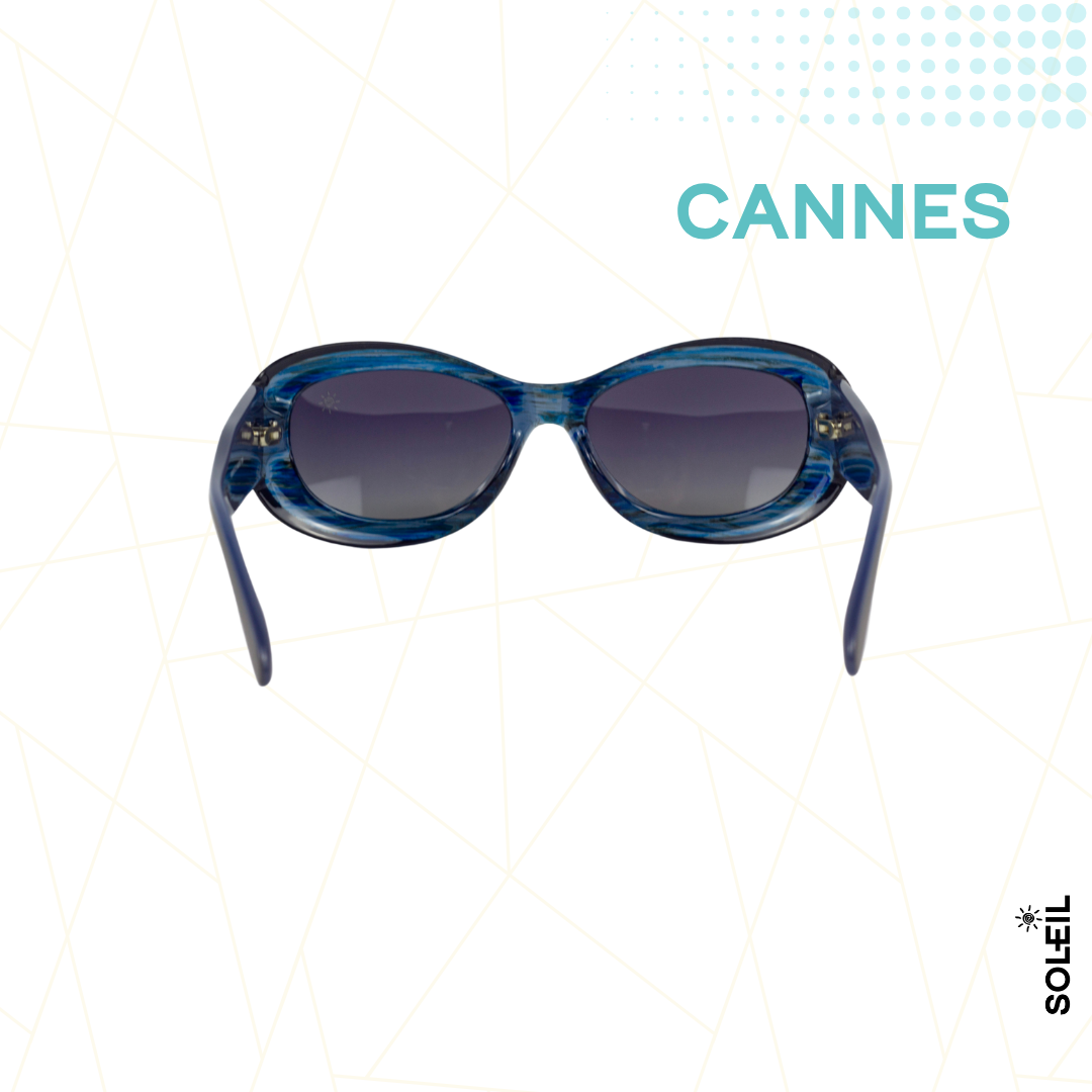Cannes Azul - Lente Preta