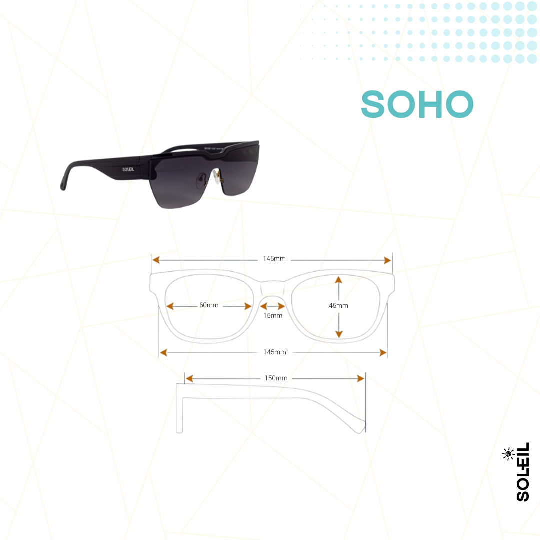 Soho Preto - Lente Preta Degradê