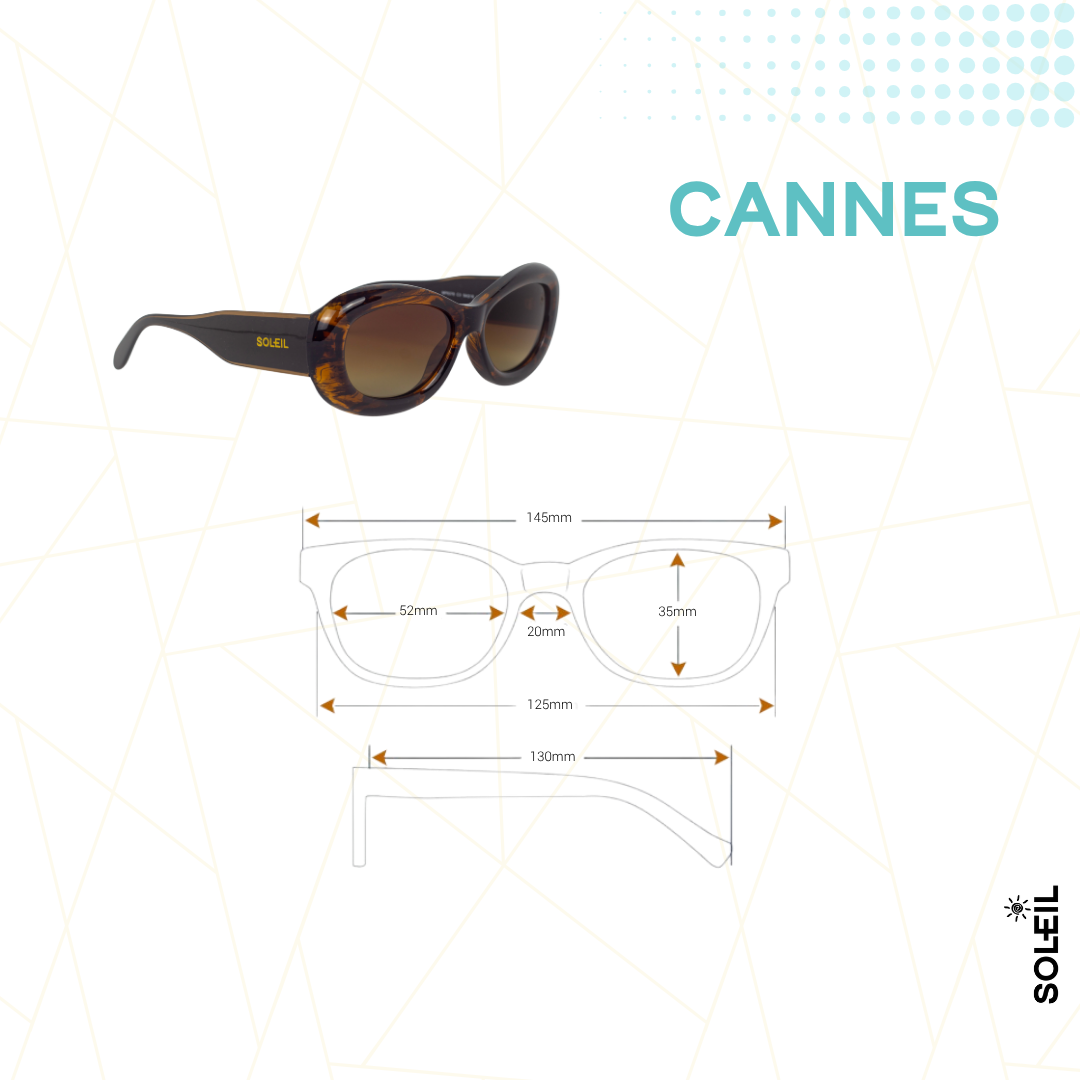 Cannes Marrom - Lente Marrom Degradê